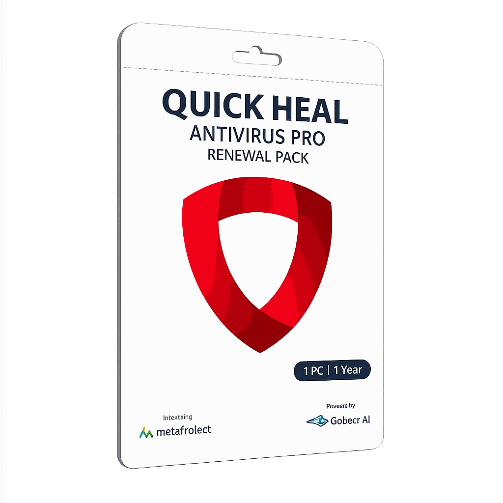 Quick Heal Pro Upgrade (Renewal)
1 PC 1 year